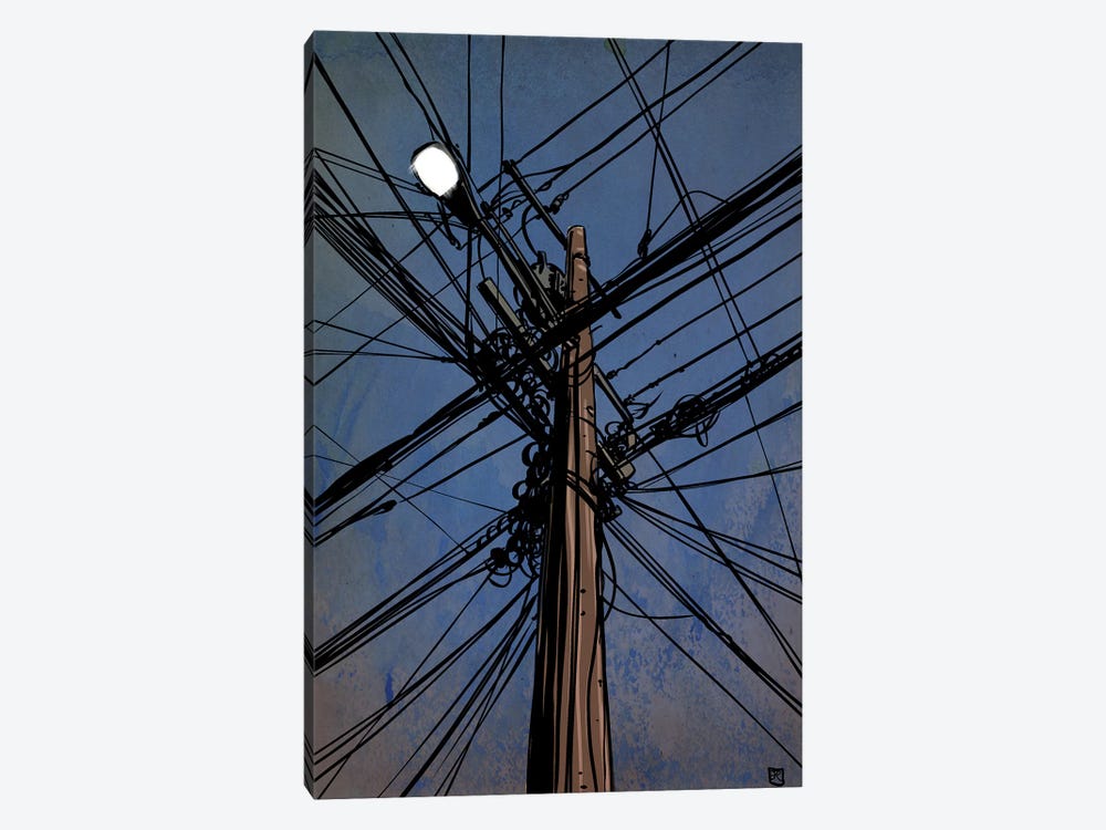 Wires III by Giuseppe Cristiano 1-piece Canvas Art
