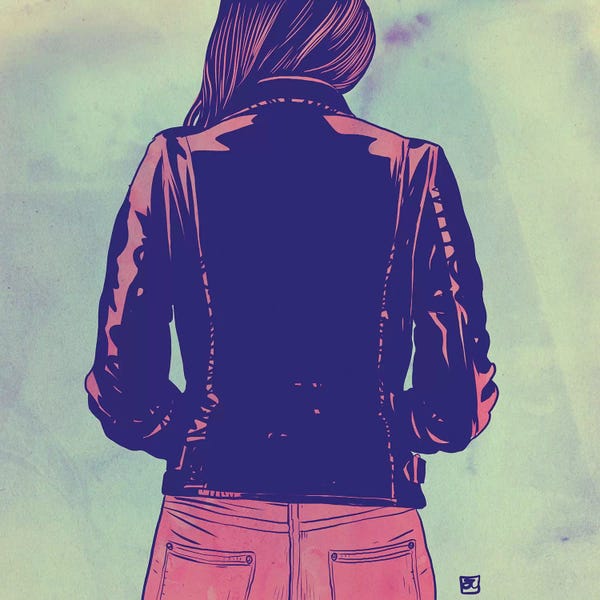 Women's Coats & Jackets: Leather Jacket by Giuseppe Cristiano