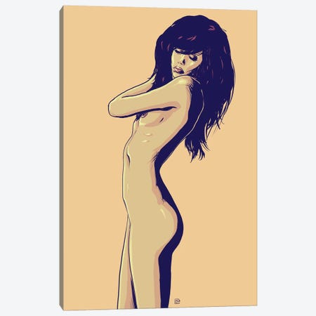Naked Beauty Canvas Print #JCR154} by Giuseppe Cristiano Canvas Art