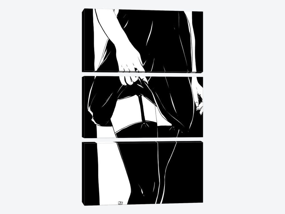 Provocateur by Giuseppe Cristiano 3-piece Canvas Wall Art