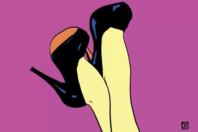 Shoes Up! by Giuseppe Cristiano canvas print