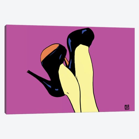 Shoes Up! Canvas Print #JCR159} by Giuseppe Cristiano Art Print