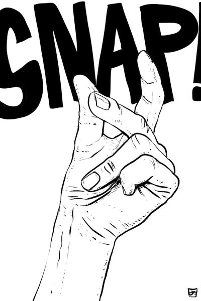 Funny Typography: Snap! by Giuseppe Cristiano