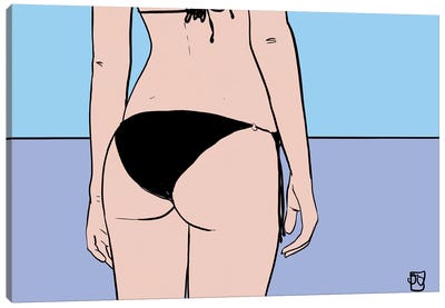 Summer Start Canvas Art Print - Women's Swimsuit & Bikini Art