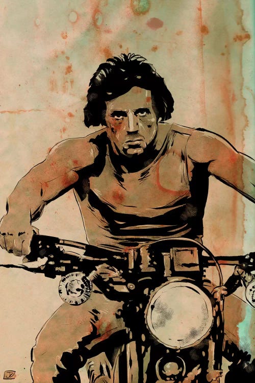 First Blood: John Rambo by Giuseppe Cristiano wall art