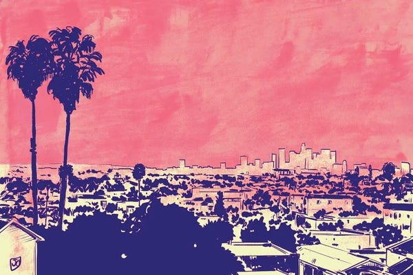 Fine Art Print: Los Angeles by Giuseppe Cristiano