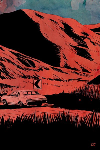 Canyon Road by Giuseppe Cristiano art print