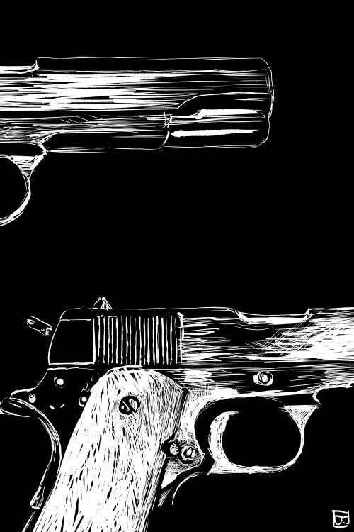 Pulp Action II by Giuseppe Cristiano wall art