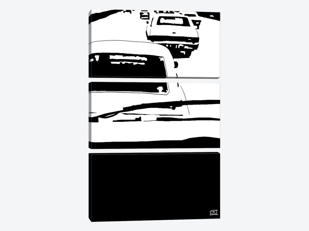 Vintage Cars II by Giuseppe Cristiano 3-piece Canvas Wall Art