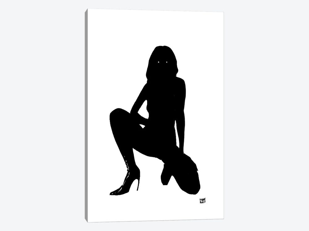 Woman In Black by Giuseppe Cristiano 1-piece Canvas Wall Art