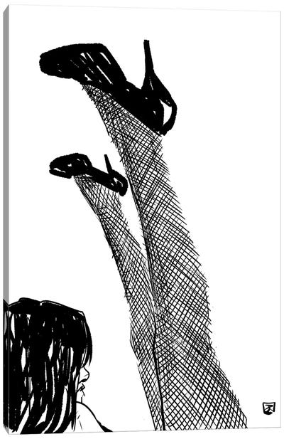 Art Noir IV Canvas Art Print - Legs