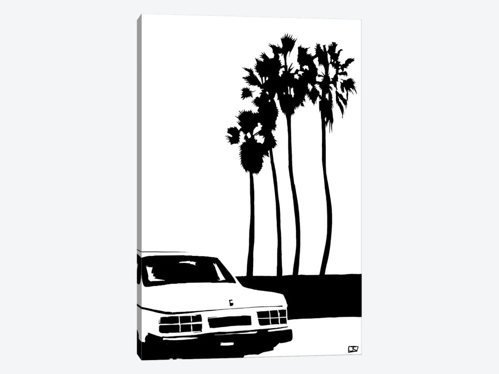 Car And Palms by Giuseppe Cristiano 1-piece Art Print