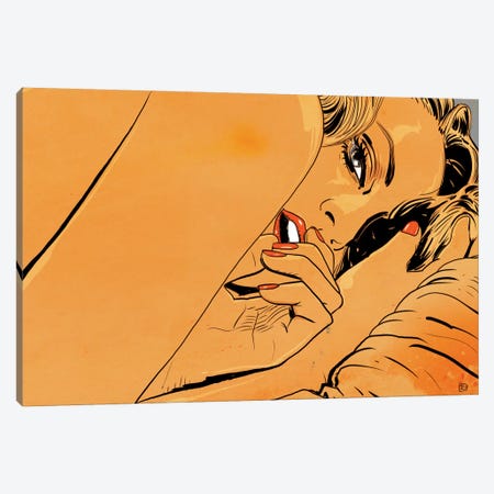 Girl In Bed I Canvas Print #JCR22} by Giuseppe Cristiano Canvas Wall Art