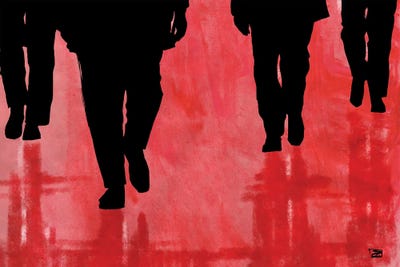 Somebody by Giuseppe Cristiano multi panel art