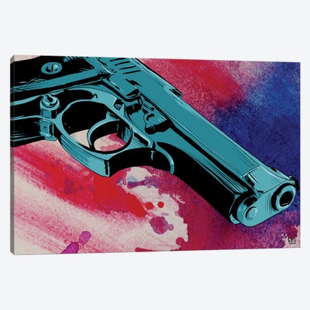 Gun CXI Canvas Print #JCR23} by Giuseppe Cristiano Canvas Wall Art