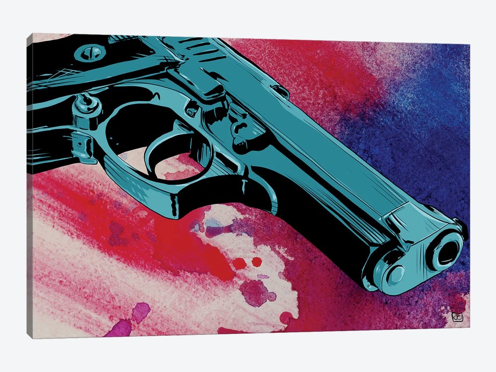 Gun CXI by Giuseppe Cristiano 1-piece Canvas Art