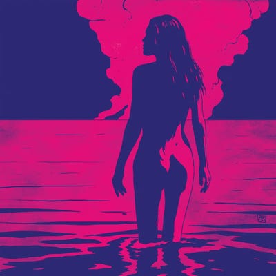 Skinny Dipping by Giuseppe Cristiano art print