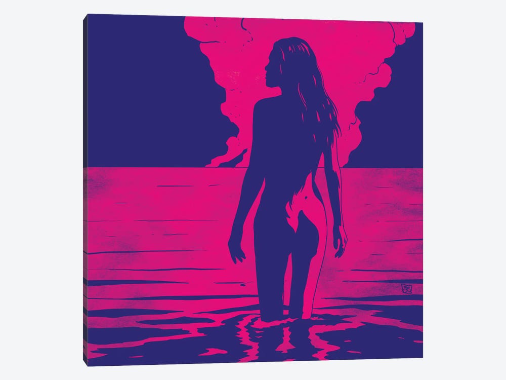 Skinny Dipping by Giuseppe Cristiano 1-piece Canvas Artwork