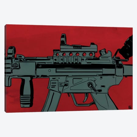 Gun Machine Canvas Print #JCR25} by Giuseppe Cristiano Canvas Print