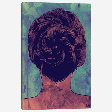 Hair Canvas Print #JCR27} by Giuseppe Cristiano Canvas Art Print