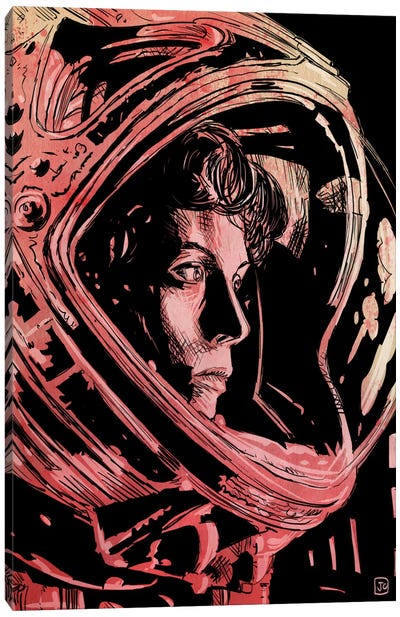 Aliens Canvas Art Print - Ellen Ripley