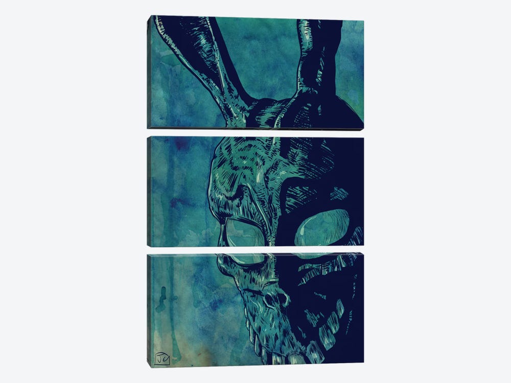 Donnie Darko by Giuseppe Cristiano 3-piece Canvas Wall Art