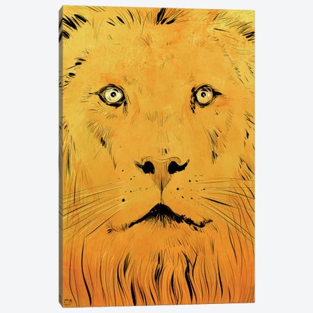 Lion Canvas Print #JCR40} by Giuseppe Cristiano Canvas Art