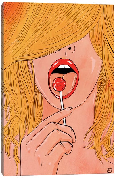 Lollipop Canvas Art Print - Giuseppe Cristiano