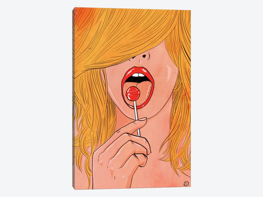 Lollipop by Giuseppe Cristiano 1-piece Canvas Art