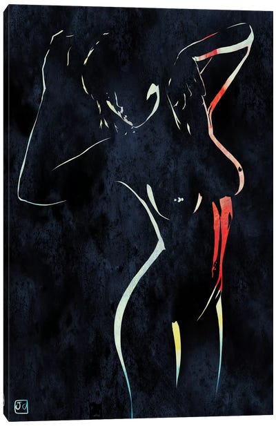 Nude VI Canvas Art Print - Erotic Art