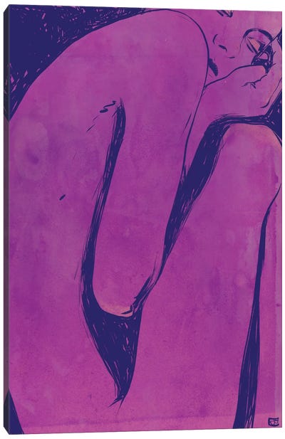 Pink Canvas Art Print - Giuseppe Cristiano