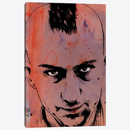 Taxi Driver: Travis Bickle Canvas Print #JCR68} by Giuseppe Cristiano Canvas Wall Art