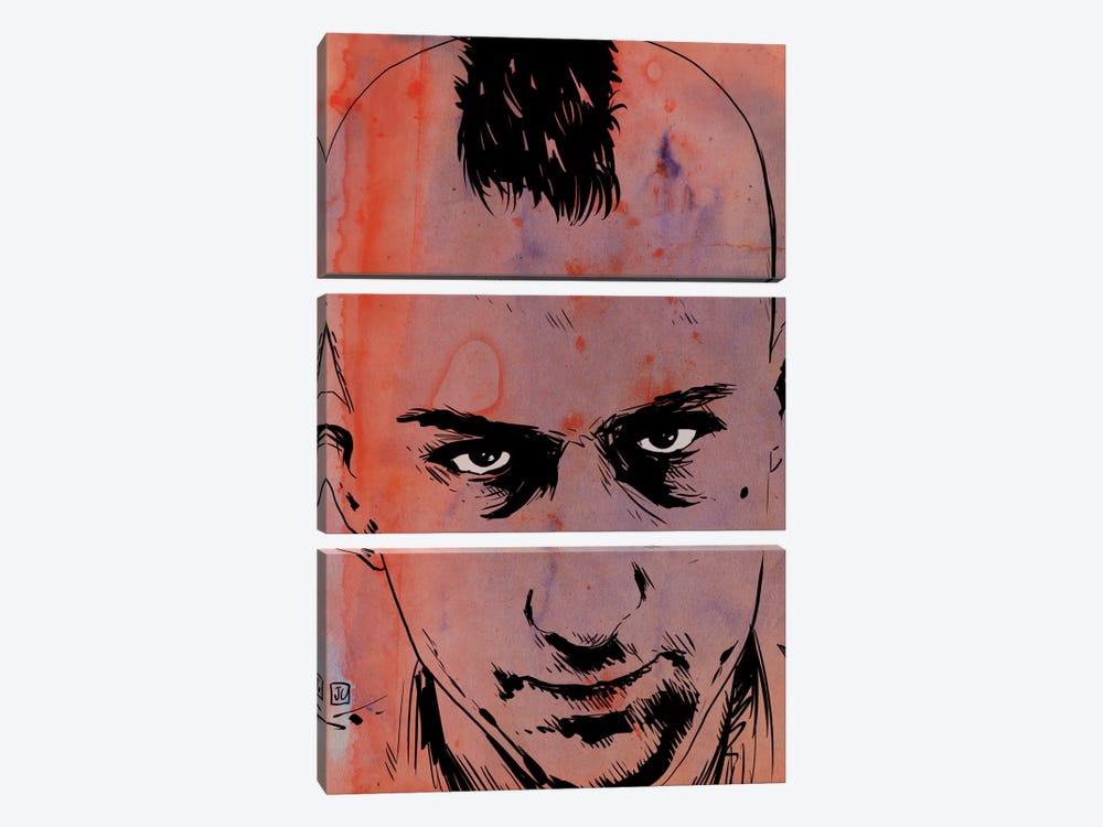 Taxi Driver: Travis Bickle by Giuseppe Cristiano 3-piece Canvas Art Print
