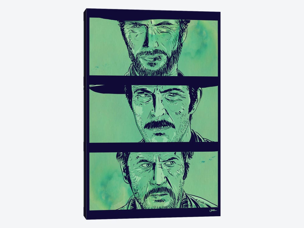 The Good, the Bad and the Ugly by Giuseppe Cristiano 1-piece Canvas Print