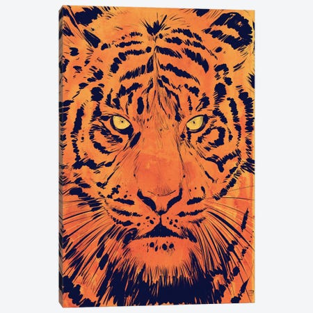 Tiger Canvas Print #JCR74} by Giuseppe Cristiano Canvas Artwork