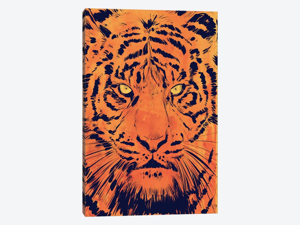 Tiger by Giuseppe Cristiano 1-piece Canvas Wall Art