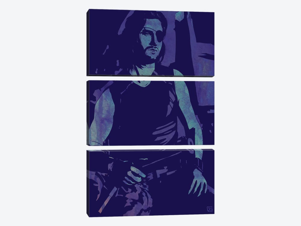 Escape From New York: Snake Plissken by Giuseppe Cristiano 3-piece Art Print