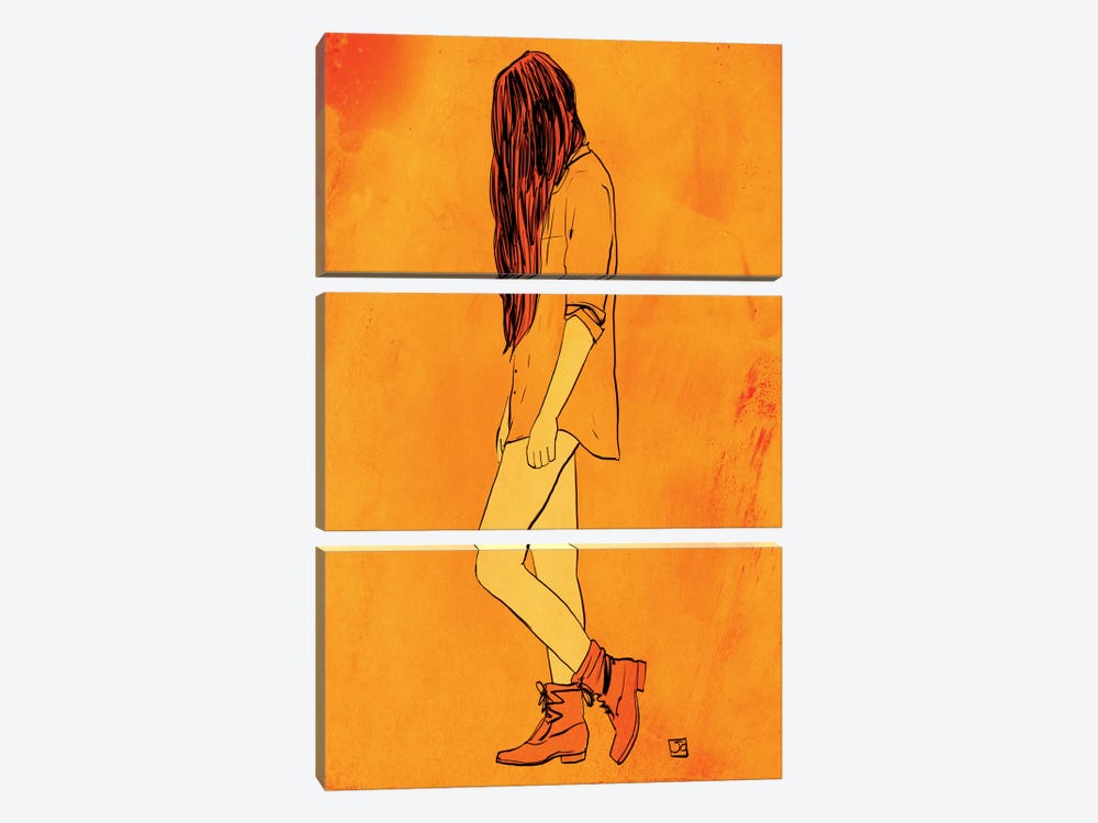 These Boots… by Giuseppe Cristiano 3-piece Canvas Artwork
