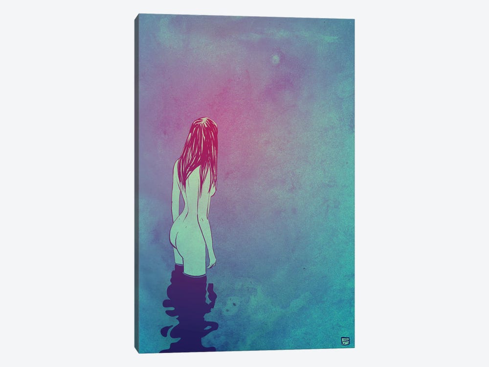 Skinny Dipping by Giuseppe Cristiano 1-piece Canvas Art