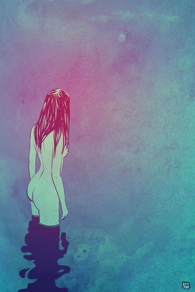 Bathroom Nudes: Skinny Dipping by Giuseppe Cristiano