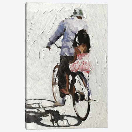 Riding With Grandad Canvas Print #JCT109} by James Coates Canvas Art