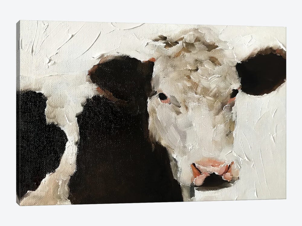 Angry Cow by James Coates 1-piece Canvas Art Print