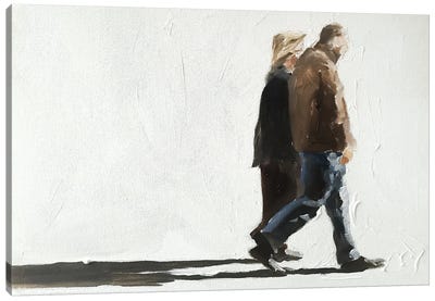 Strolling Canvas Art Print - James Coates