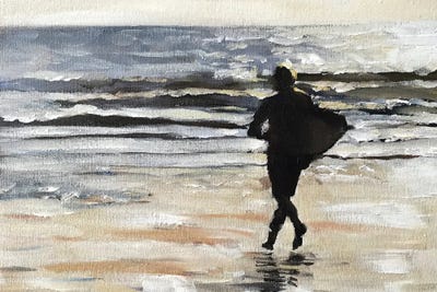 Surfer by James Coates canvas print