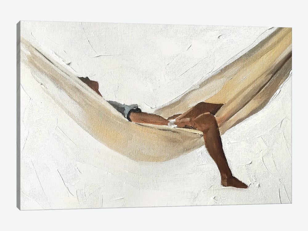 Swinging In A Hammock by James Coates 1-piece Canvas Art