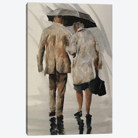Weathering The Storm Together Canvas Print #JCT135} by James Coates Canvas Artwork
