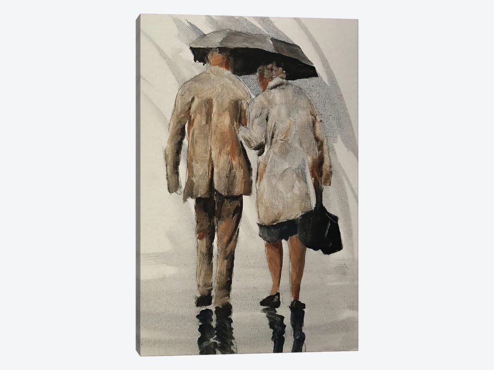 Weathering The Storm Together by James Coates 1-piece Canvas Wall Art