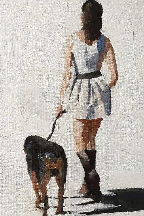 Woman And Dog