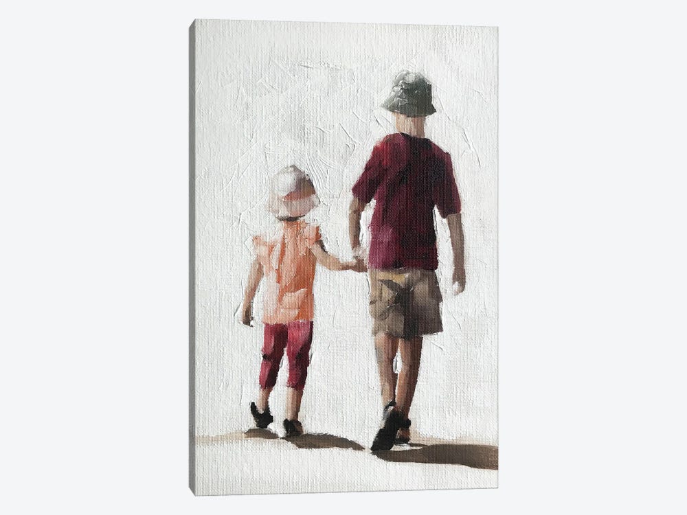 Brother And Sister by James Coates 1-piece Canvas Art