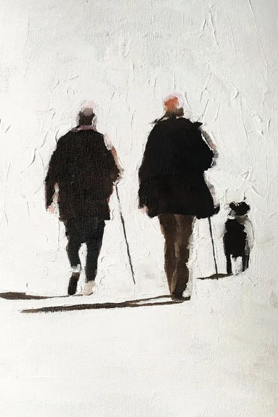 Moments Of Clarity: Couple And Their Dog by James Coates